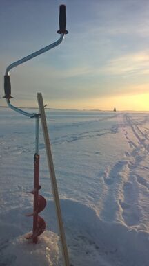 Jään paksuuden mittauslaitteet
