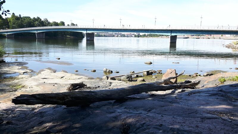 Tiedosto:Kruunuvuorenselkä-Mustikkamaa, Korkeasaaren silta-ObsIMG-201707271003-82.jpg