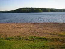 Nyyssänniemen leirintäalueen uimaranta (KI 3.7.2015)