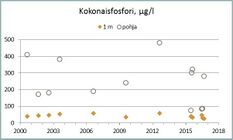 Fosfori on järvissämme useimmiten kasviplanktonin tuotantoa rajoittava minimiravinne. Luonnontilaisissa järvissä fosforipitoisuus on alle 10 µg/l, humusvesissä hieman suurempi. Erittäin rehevissä vesissä fosforia on yli 50 µg/l.
