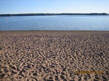 Ormnäsin leirintäalueen uimaranta (KI 20.8.2015)