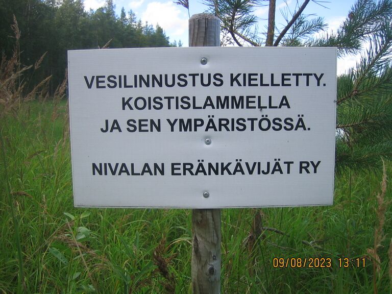 Vesilinnustus kielletty.JPG